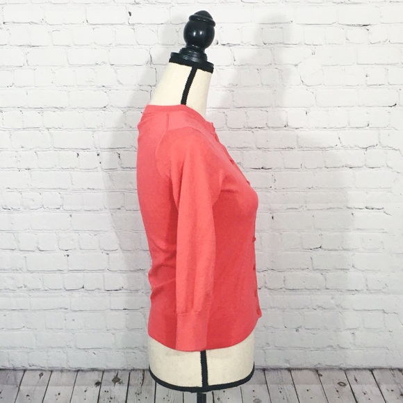 J.Crew Clare Cardigan Coral Cardigan Size S - Picture 2 of 4